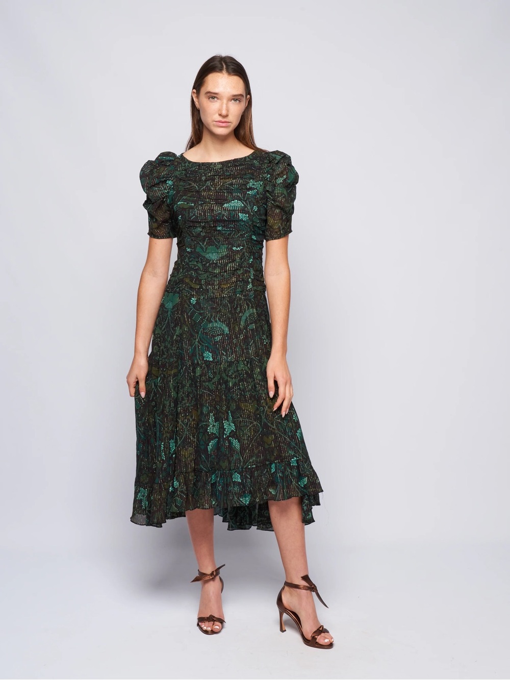Ulla Johnson Marte Dress Rainforest size 4